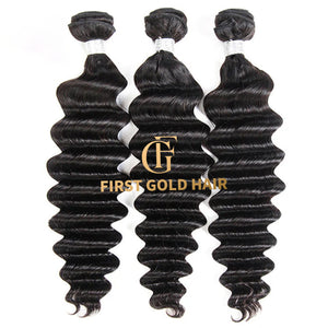 Deep Wave 3 pcs  wholesale bundle deal 100% virginhair 10 to 30inch