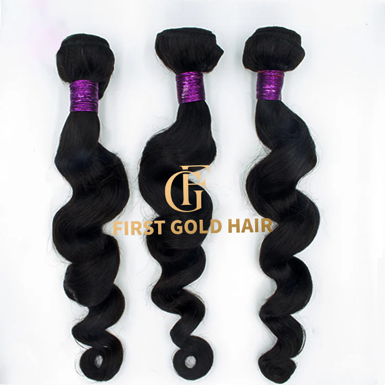 Loose  wave 3 pcs  wholesale bundle deal 100% virginhair 10 to 30inch