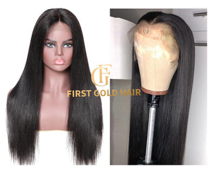 3wig deal,3pcs 28inch,Natural Color Full Front Lace 13x4  Straight wig