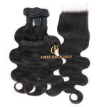 Body Wave Bundle Deal 3 Bundles With one 4*4 Closure 100%Virginhair Human Hair