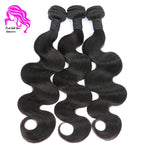 Body Wave Bundle Deal 3 Bundles With one 4*4 Closure 100%Virginhair Human Hair