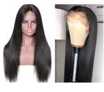 Natural Color Full  Front Lace 13x4  Straight Wigs 10-30 Inch Human Hair Wig