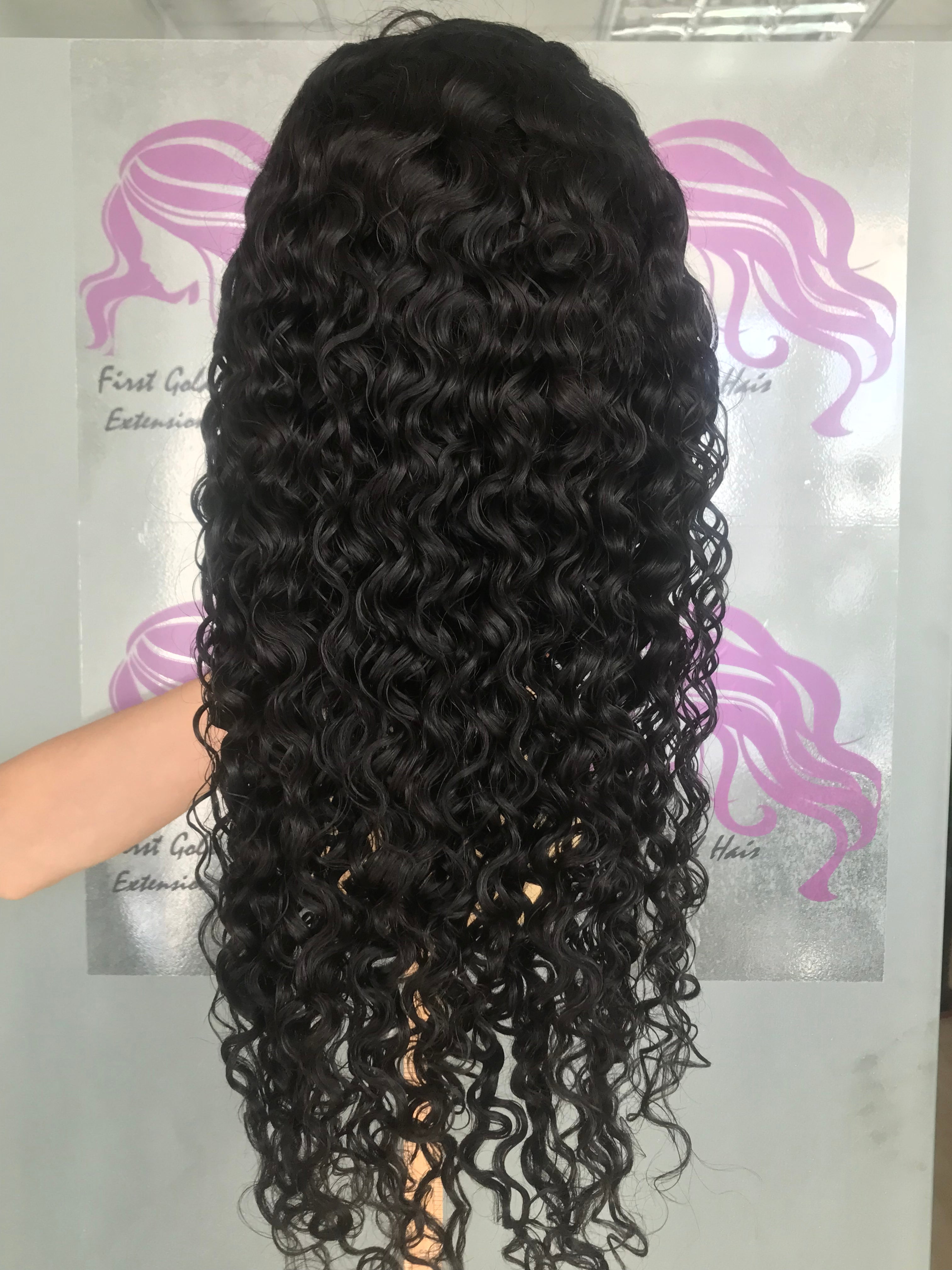 HD Front Lace Wig 13x4  Curly Wigs 26Inch 180density  Human Hair Wig