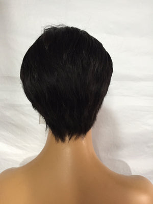 Pixie Wig lace short cut Wigs real Human Hair Wig