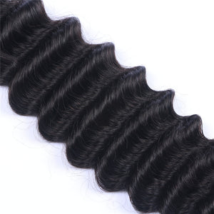 Deep Wave 3 pcs  wholesale bundle deal 100% virginhair 10 to 30inch