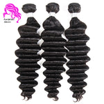 Deep Wave 3 pcs  wholesale bundle deal 100% virginhair 10 to 30inch