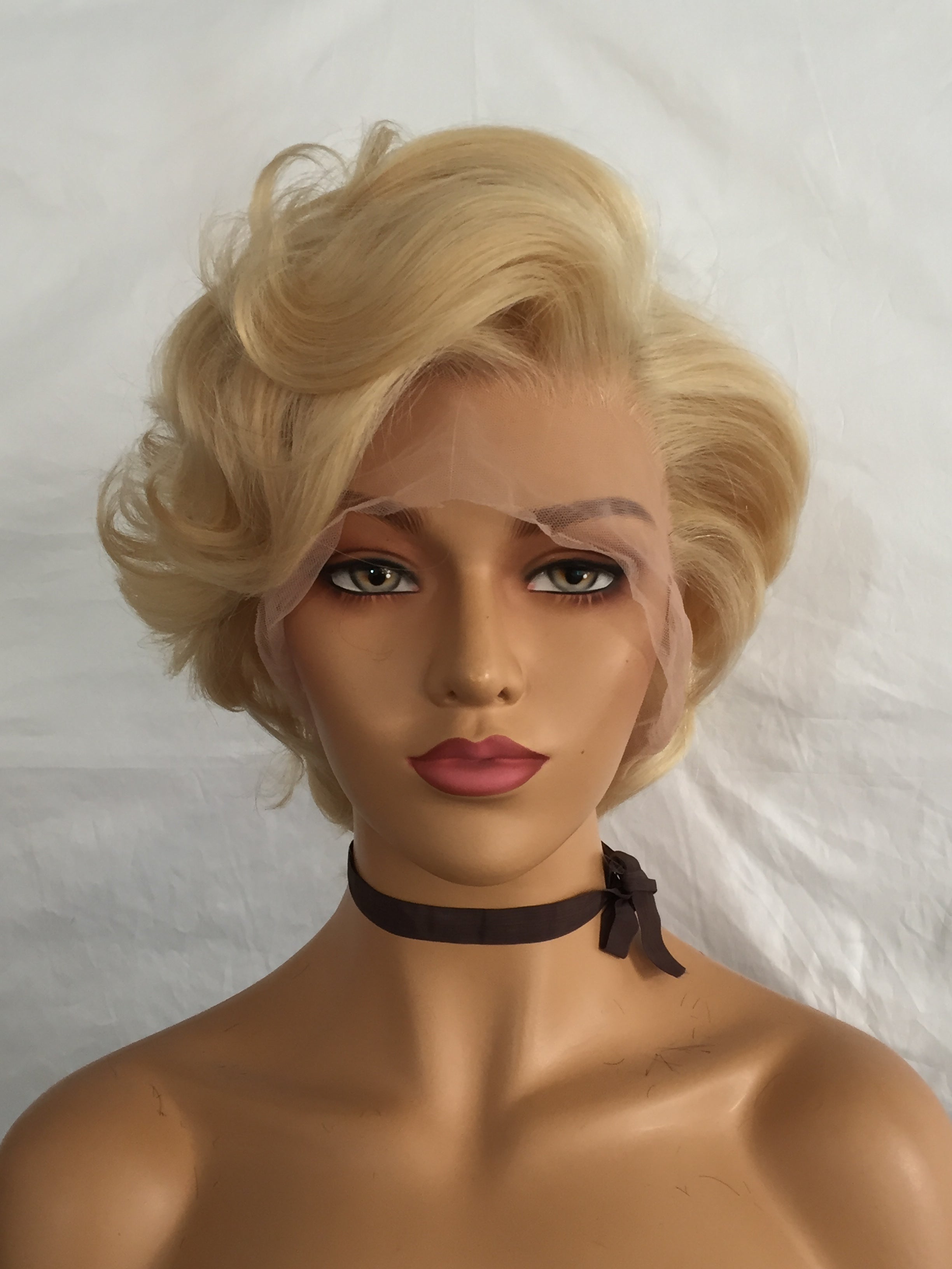 613 Pixie Wig short cut Wigs real Human Hair Wig