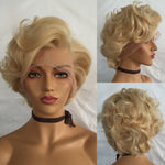 613 Pixie Wig short cut Wigs real Human Hair Wig