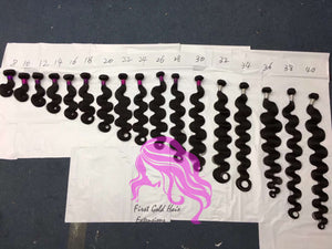 body wave 3 pcs  wholesale bundle deal 100% human virginhair 10 to 40inch